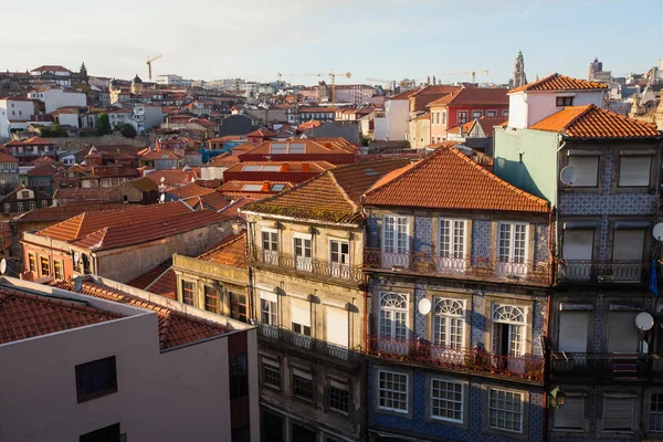 Κτήρια Κατοικιών Στο Παλαιό Τμήμα Του Πόρτο Πορτογαλία — Φωτογραφία Αρχείου
