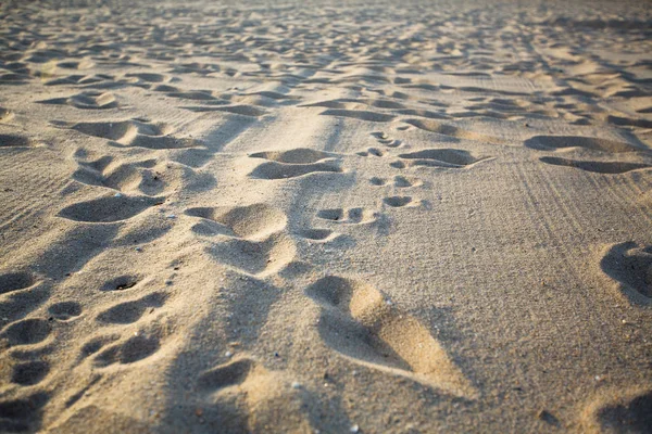 Текстура Морского Пляжа Легкий Крошечный Песок — стоковое фото