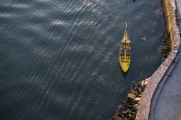 Porto Portugal Oct 2018 Top View Ribeira Douro River City — Stock Photo, Image