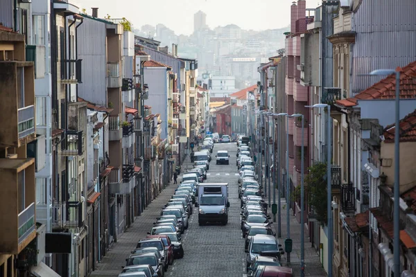 Top View Street One Areas Porto Portugal — Stock Photo, Image