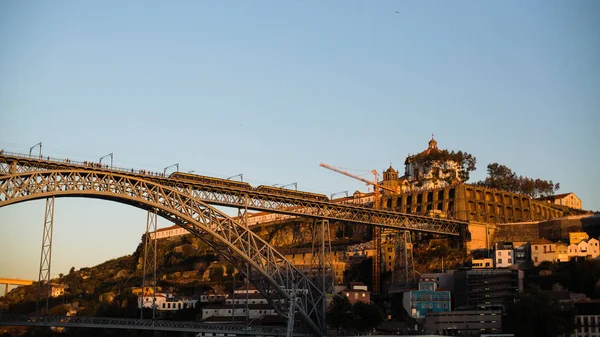 Porto Daki Dom Luis Köprüsü Nün Görünümü Portekiz — Stok fotoğraf