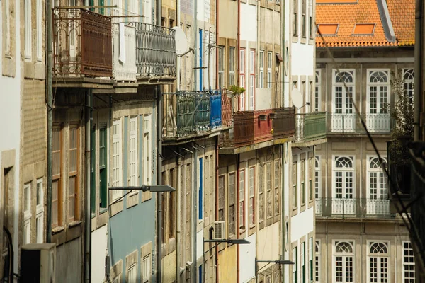 Häuser Alten Zentrum Von Porto Portugal — Stockfoto