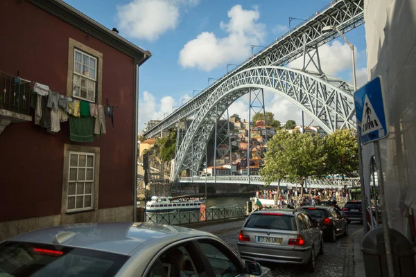 Porto Portugal September 2019 Blick Auf Eine Der Straßen Stadtzentrum — Stockfoto