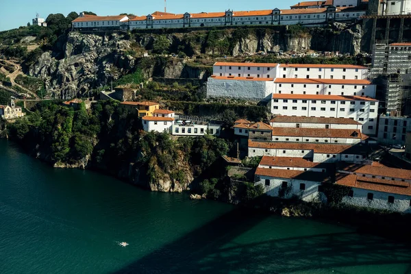 Vista Rio Douro Partir Ponte Dom Luis Porto Portugal — Fotografia de Stock