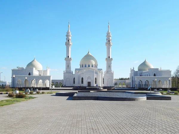 White Mosque Bolgar Tatarstan Russia May 2018 — Stock Photo, Image