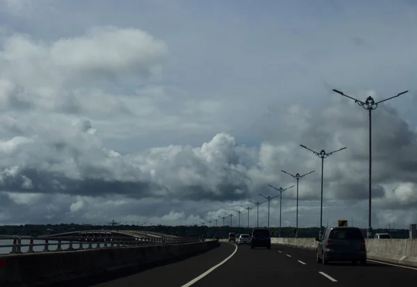 Облачное шоссе Лицензионные Стоковые Фото