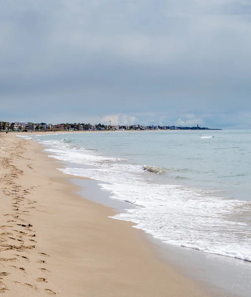Castelldefels Beach Barcelona. Bir en turistik plajlar