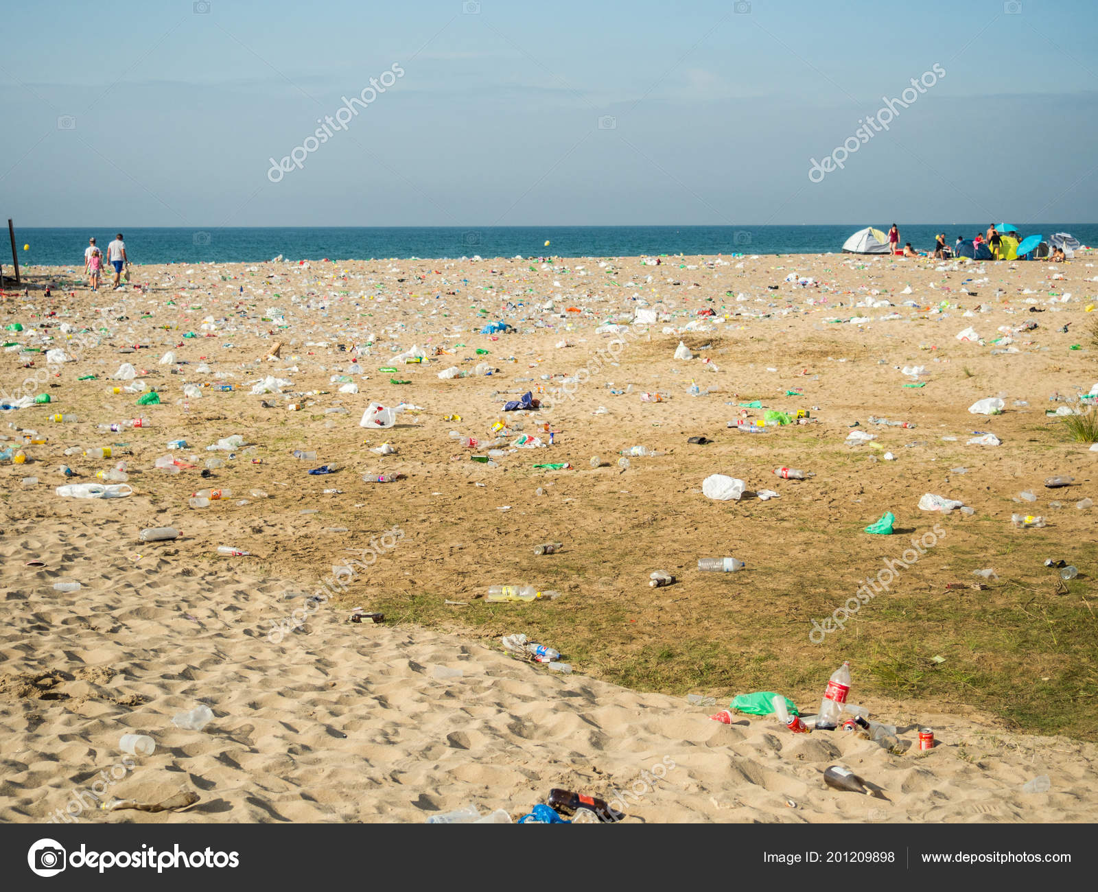 Sitges Barcellona Spagna Giugno 2018 One Delle Spiagge