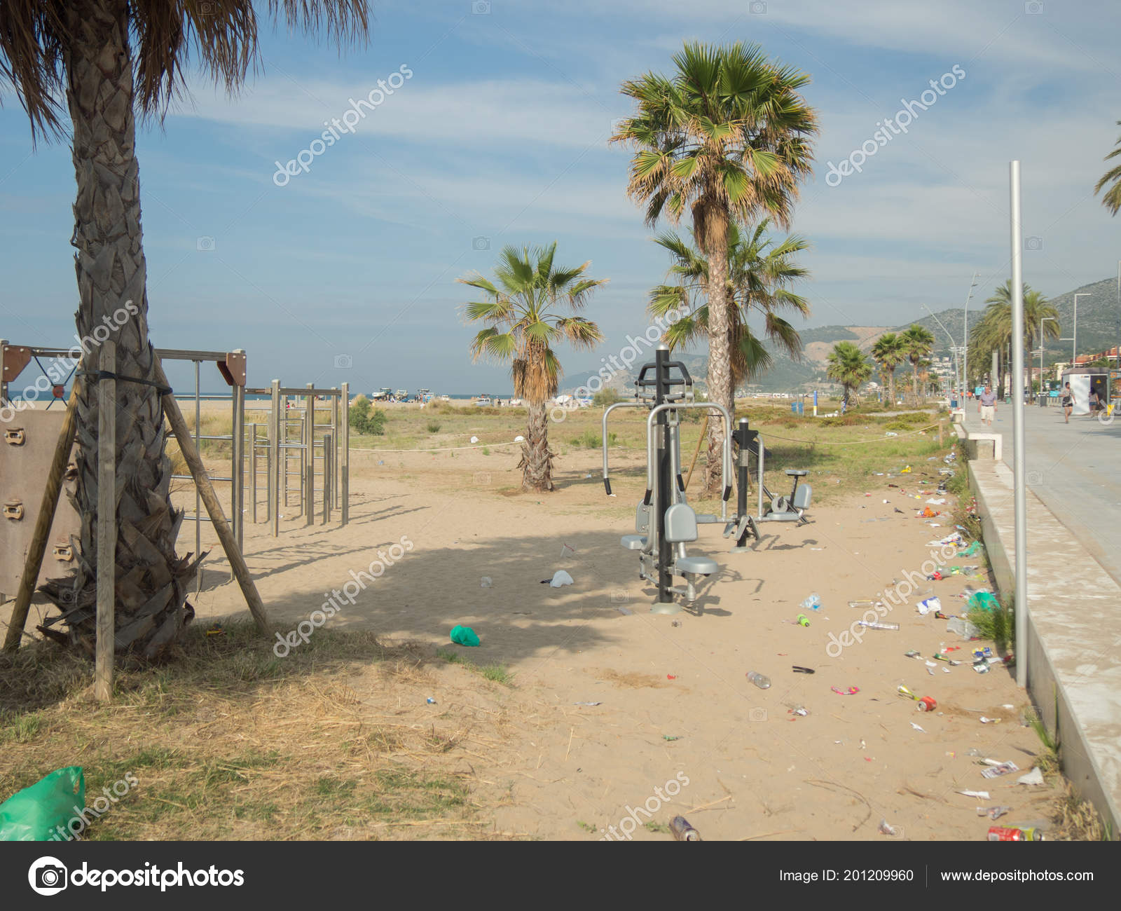 кастельдефельс барселона испания июня 2018 One пляжей