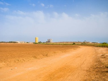 Toprak yol Mar Menor içinde; Karavan rota Mar de Cristal ve Islas Menor