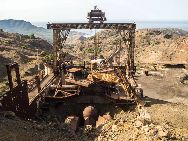 Matériel Machines Industrielles Minières Abandonnées Cartagena Dans Union Image En Vente