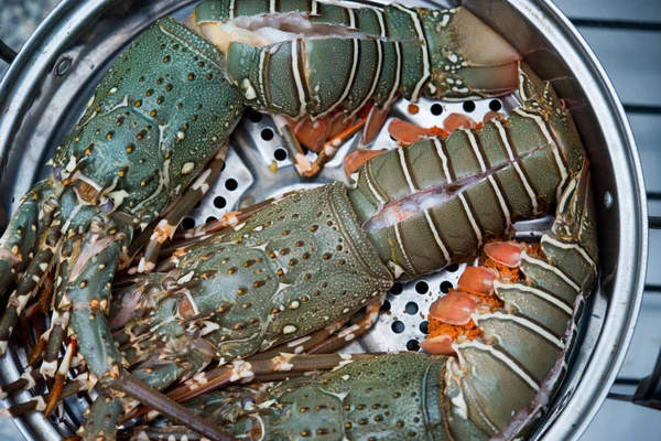 Raw Lobster Iron Steamer — Stock Photo, Image