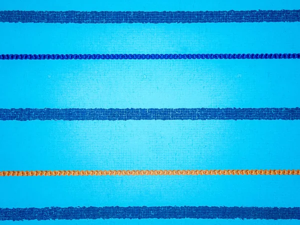 Blick Von Oben Auf Leeres Schwimmbad Für Sport Fliegender Drohne — Stockfoto