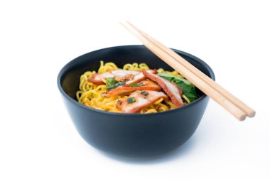 Sarı noodle ile domuz eti, Tayland sokak gıda