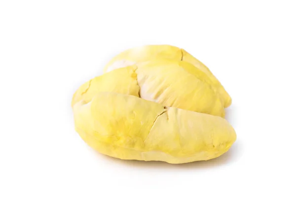 Durian Fresco Frutta Isolata Bianco — Foto Stock
