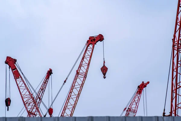 Construction Cranes Store — Stock Photo, Image