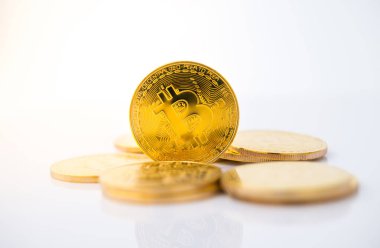 Bozuk para Bitcoin Cryptocurrency Btc para birimi dijital Bit