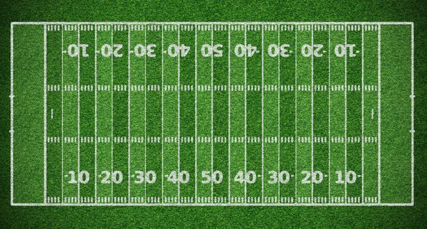 top view of american football field