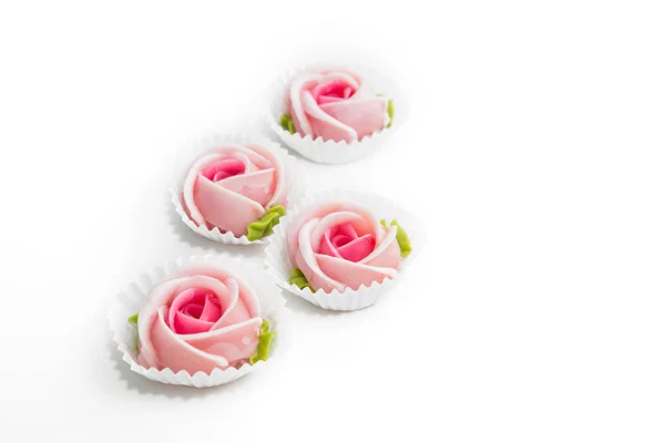 Alua Gulab Rose Cookies Thai Dessert — Stock Photo, Image