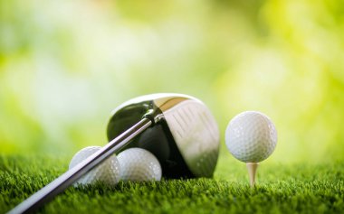 tee üzerinde golf topu tee kapalı tee