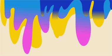 Akrilik boya. El dokulu arka plan boyalı