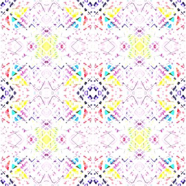 Arka plan olarak geometrik şekillerle kesintisiz doku