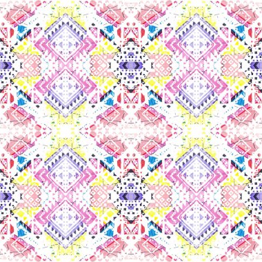 Arka plan olarak geometrik şekillerle kesintisiz doku