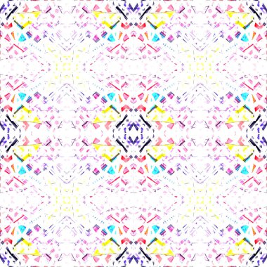 Arka plan olarak geometrik şekillerle kesintisiz doku