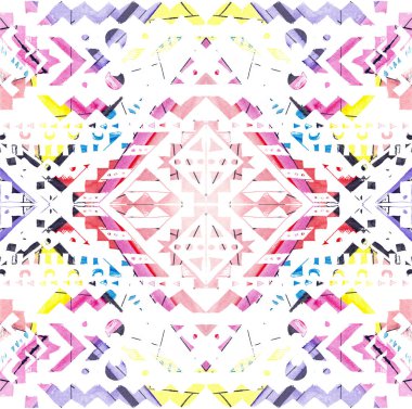 Geometrik şekiller, arka plan ile dikişsiz doku