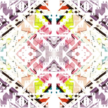 Geometrik şekiller, arka plan ile dikişsiz doku