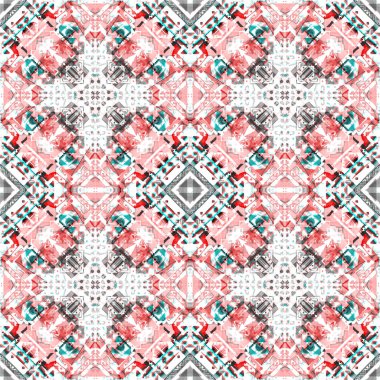 Geometrik şekiller, arka plan ile dikişsiz doku