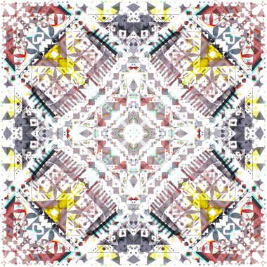 Geometrik şekiller, arka plan ile dikişsiz doku