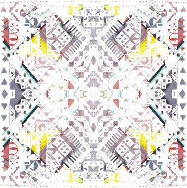 Geometrik şekiller, arka plan ile dikişsiz doku