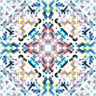 Geometrik şekiller, eşkenar dörtgenler, arka plan ile dikişsiz doku