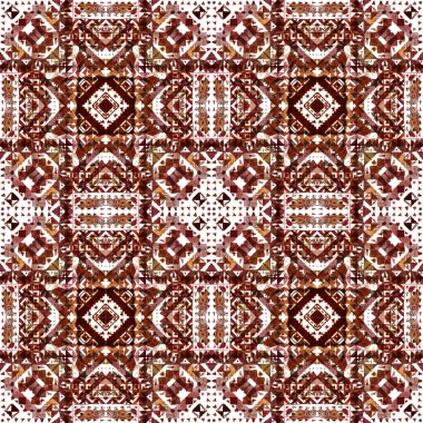 Arka plan olarak geometrik şekillerle kesintisiz doku