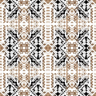 Arka plan olarak geometrik şekillerle kesintisiz doku