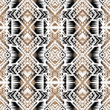 Arka plan olarak geometrik şekillerle kesintisiz doku