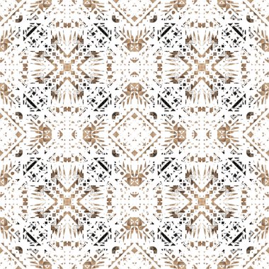 Arka plan olarak geometrik şekillerle kesintisiz doku