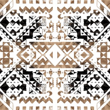 Arka plan olarak geometrik şekillerle kesintisiz doku