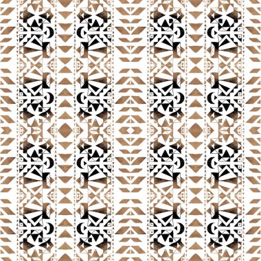 Arka plan olarak geometrik şekillerle kesintisiz doku