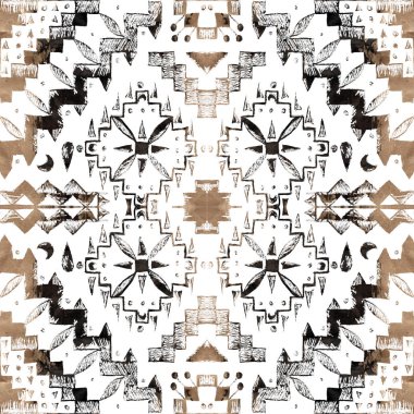 Arka plan olarak geometrik şekillerle kesintisiz doku