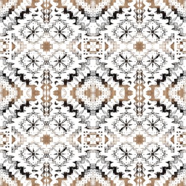 Arka plan olarak geometrik şekillerle kesintisiz doku