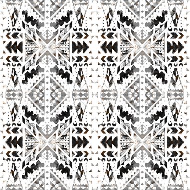 Arka plan olarak geometrik şekillerle kesintisiz doku