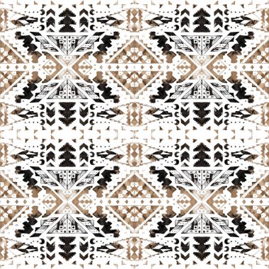 Arka plan olarak geometrik şekillerle kesintisiz doku