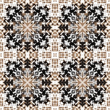 Arka plan olarak geometrik şekillerle kesintisiz doku