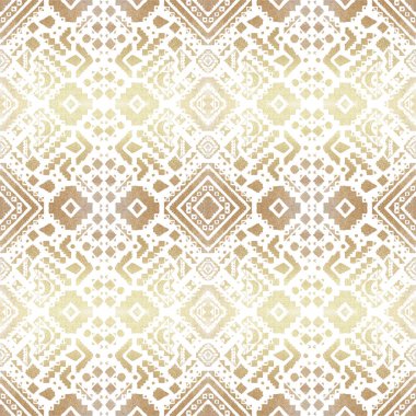 Arka plan olarak geometrik şekillerle kesintisiz doku