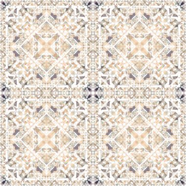 Arka plan olarak geometrik şekillerle kesintisiz doku