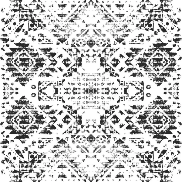 Sömlös Textur Med Geometriska Figurer Som Bakgrund — Stockfoto