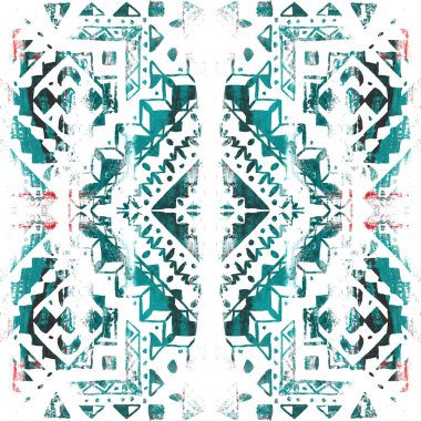 Arka plan olarak geometrik şekillerle kesintisiz doku