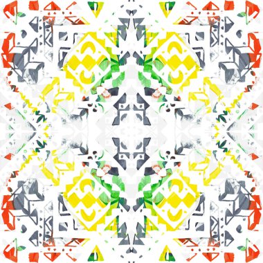 Arka plan olarak geometrik şekillerle kesintisiz doku